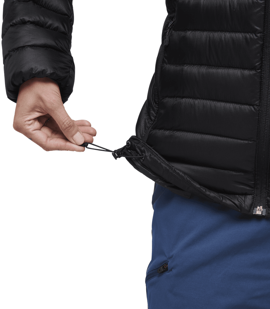 Approach Down Hoody naisten untuvatakki, Black, view: 6