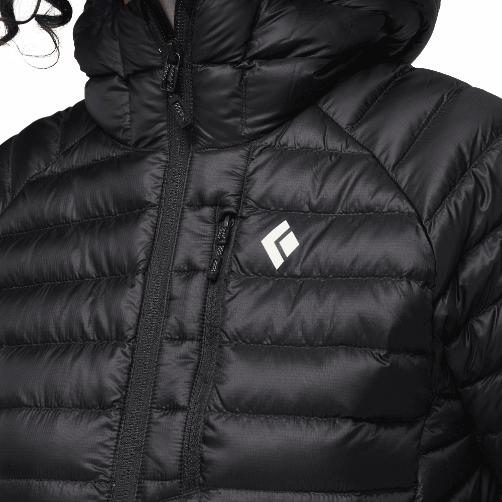 Approach Down Hoody naisten untuvatakki, Black, view: 5