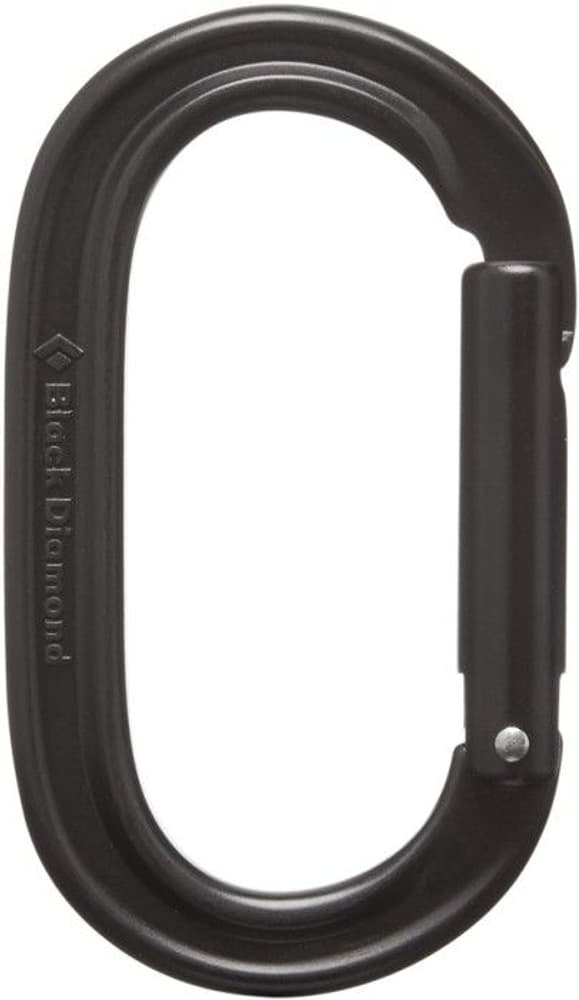 Oval Keylock Carabiner klassinen karbiini, musta, view: 0