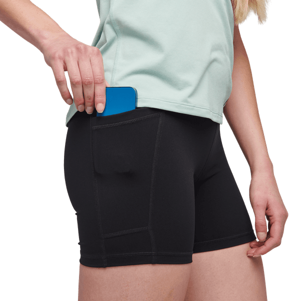 Sessions Shorts 5 In naisten ulkoilushortsit, musta, view: 2