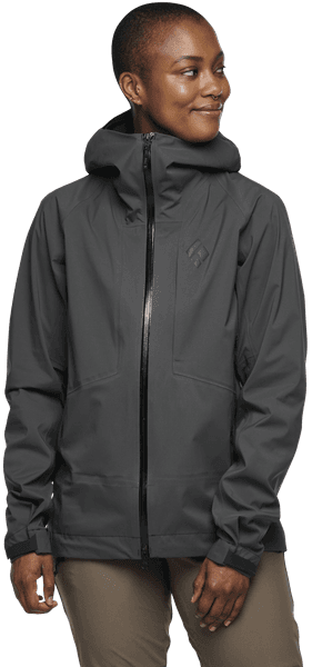 Highline Stretch Shell naisten takki, Anthracite, view: 1