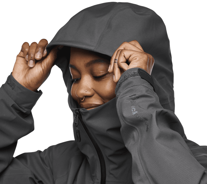 Highline Stretch Shell naisten takki, Anthracite, view: 4