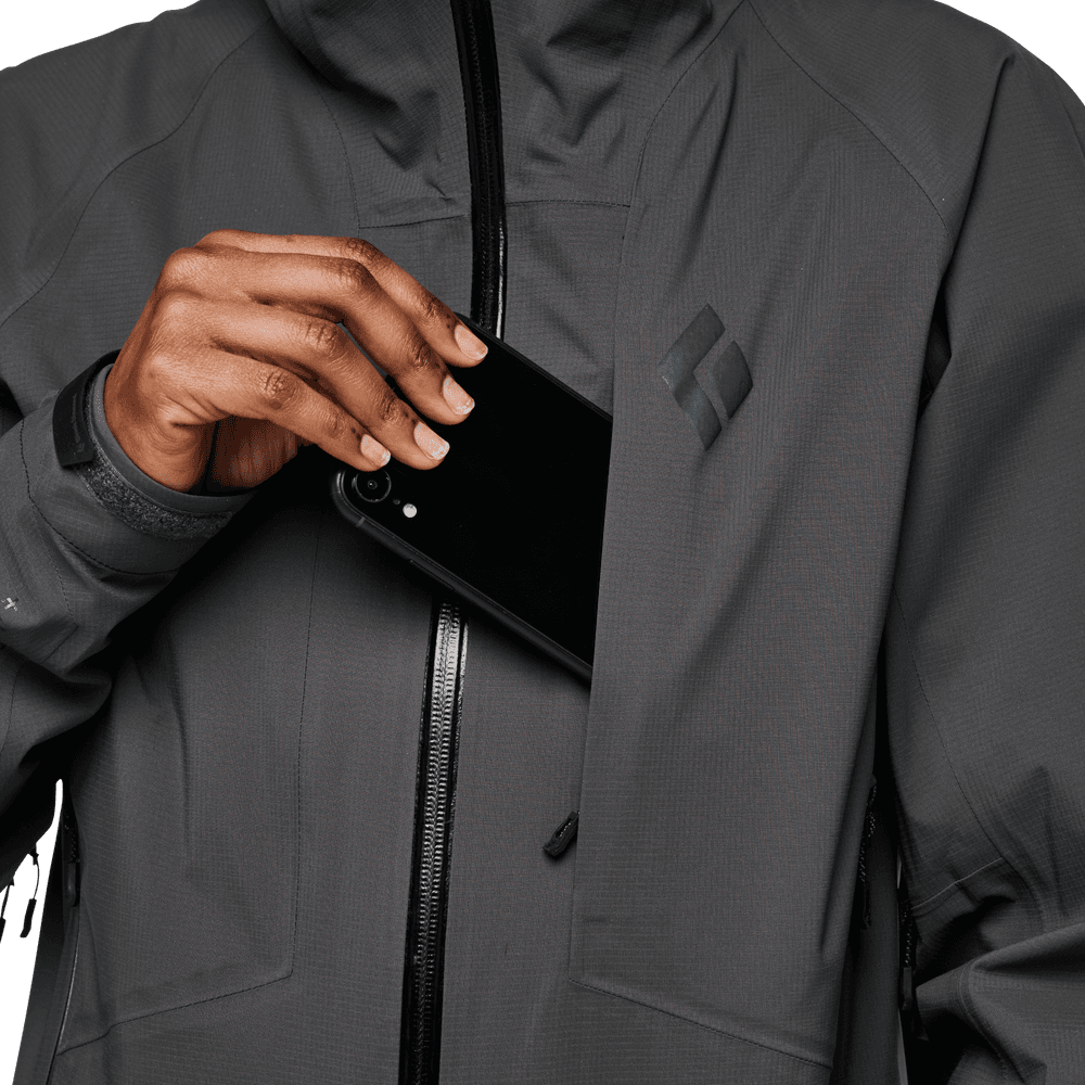 Highline Stretch Shell naisten takki, Anthracite, view: 5