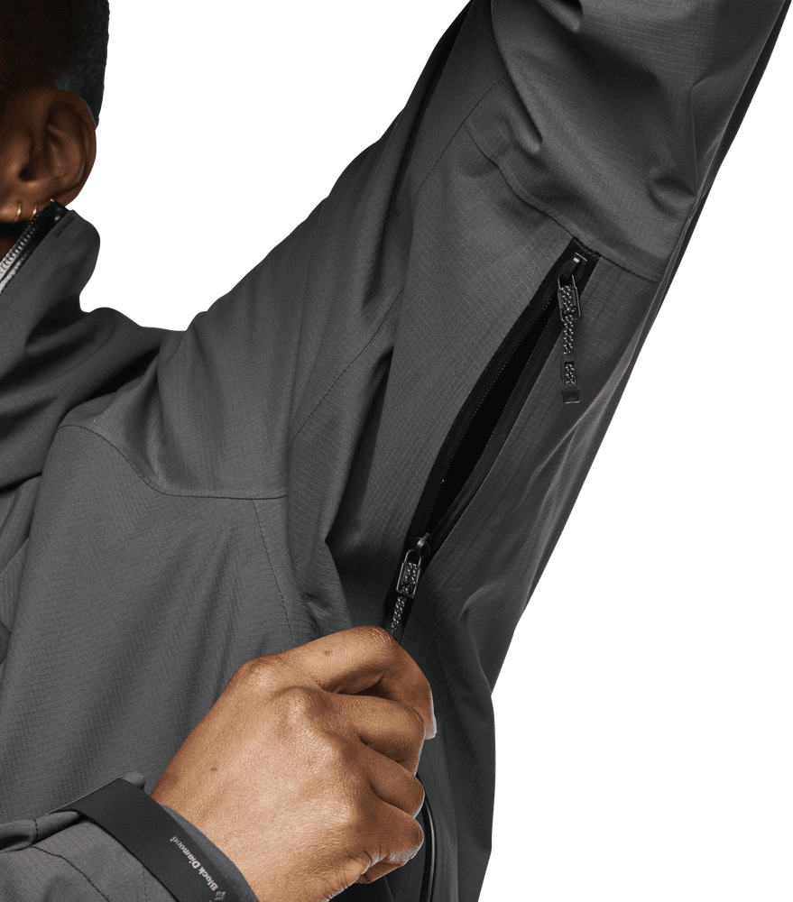 Highline Stretch Shell naisten takki, Anthracite, view: 7