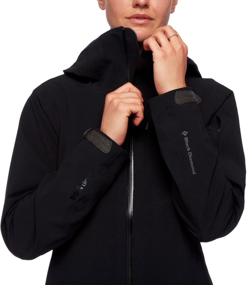 Recon Stretch naisten laskettelutakki, musta, view: 4