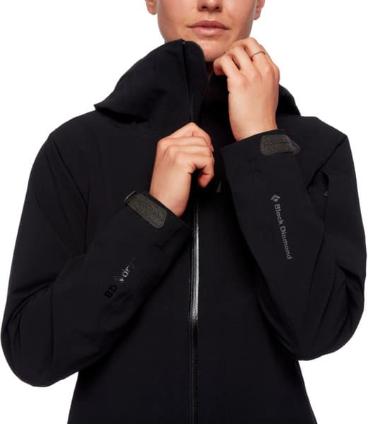 Recon Stretch naisten laskettelutakki, musta, view: 4