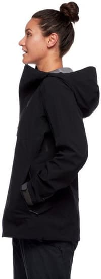 Recon Stretch naisten laskettelutakki, musta - view: 2