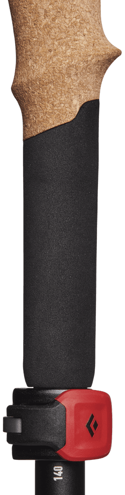 Pursuit FLZ Trekking Poles vaellussauvat, musta/punainen, view: 5