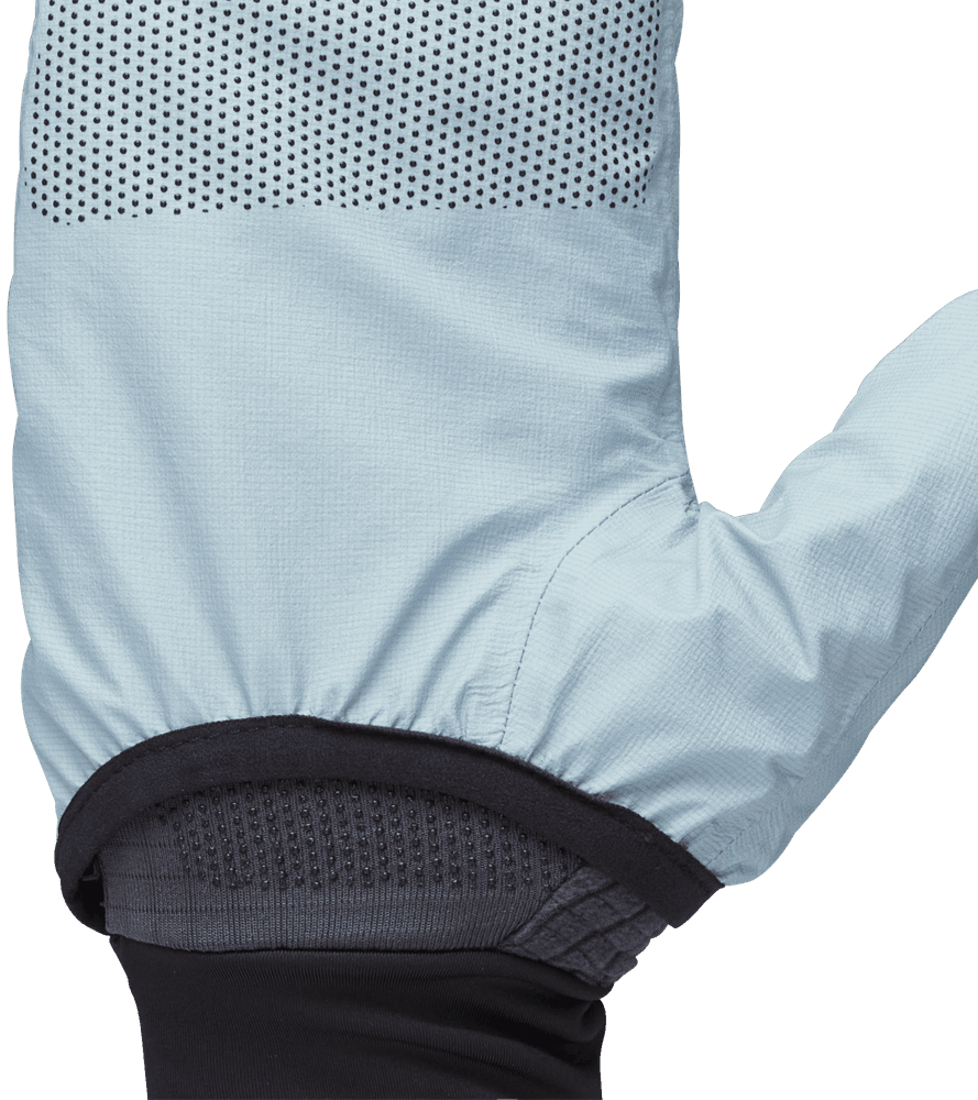 Gridtech Storm Hood Gloves hanskat/kintaat, Carbon/Glacier, view: 4