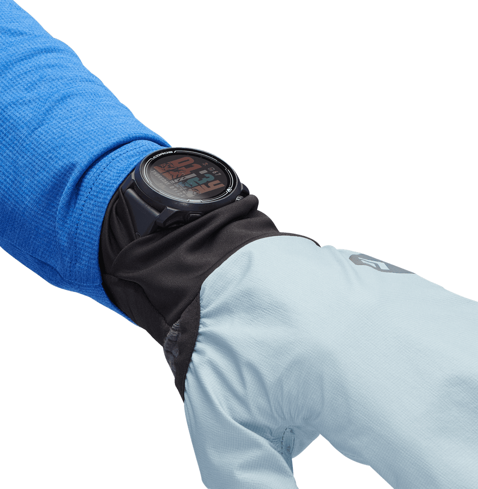 Gridtech Storm Hood Gloves hanskat/kintaat, Carbon/Glacier, view: 6