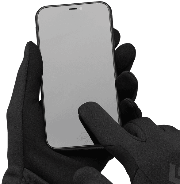 Midweight Screentap Liners käsineet, Black, view: 3