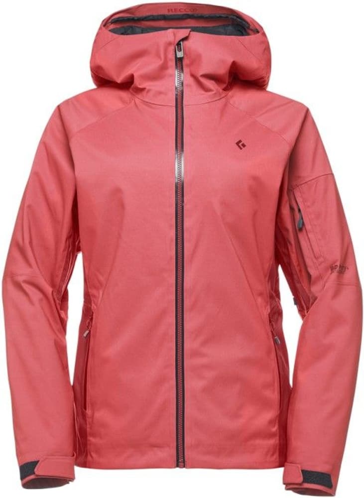 Boundary Line naisten laskettelutakki, punainen, view: 0