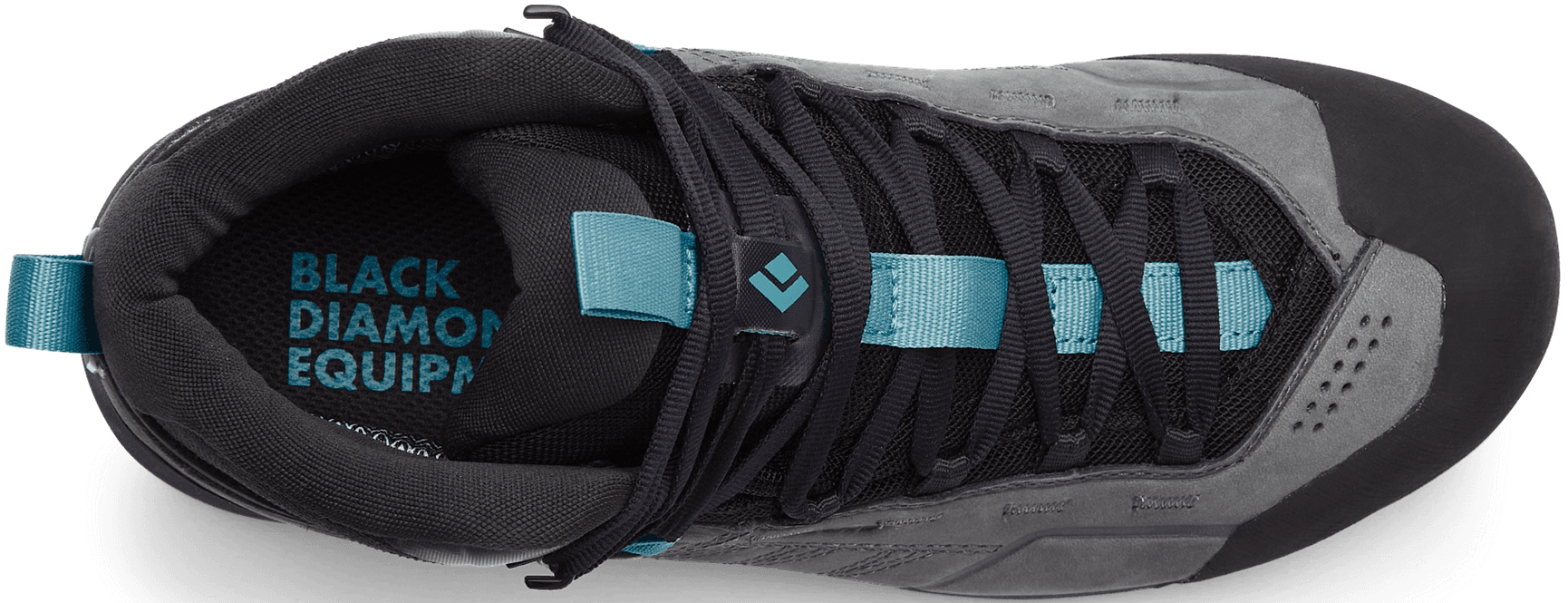 Mission Leather Mid WP Approach Shoes naisten kenkä, harmaa/sininen, view: 1