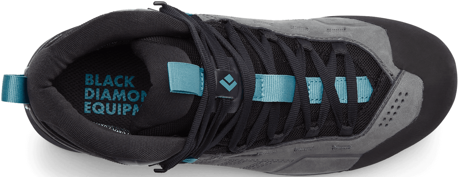 Mission Leather Mid WP Approach Shoes naisten kenkä, harmaa/sininen, view: 1