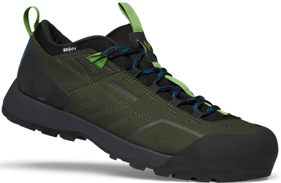 Mission Leather Low WP Approach Shoes kengät, vihreä, view: 0