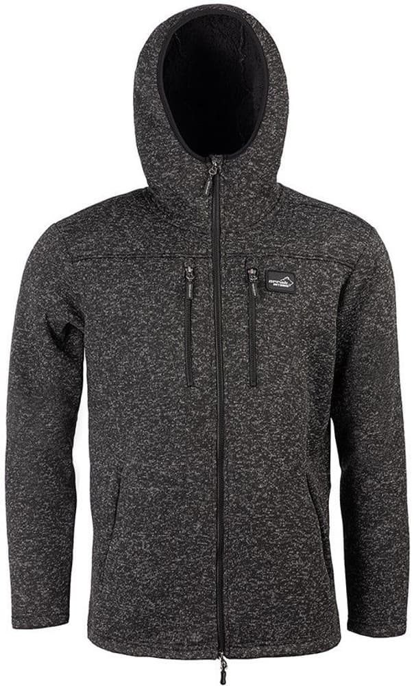 Arrak Pile Hood huppari, Black, view: 3