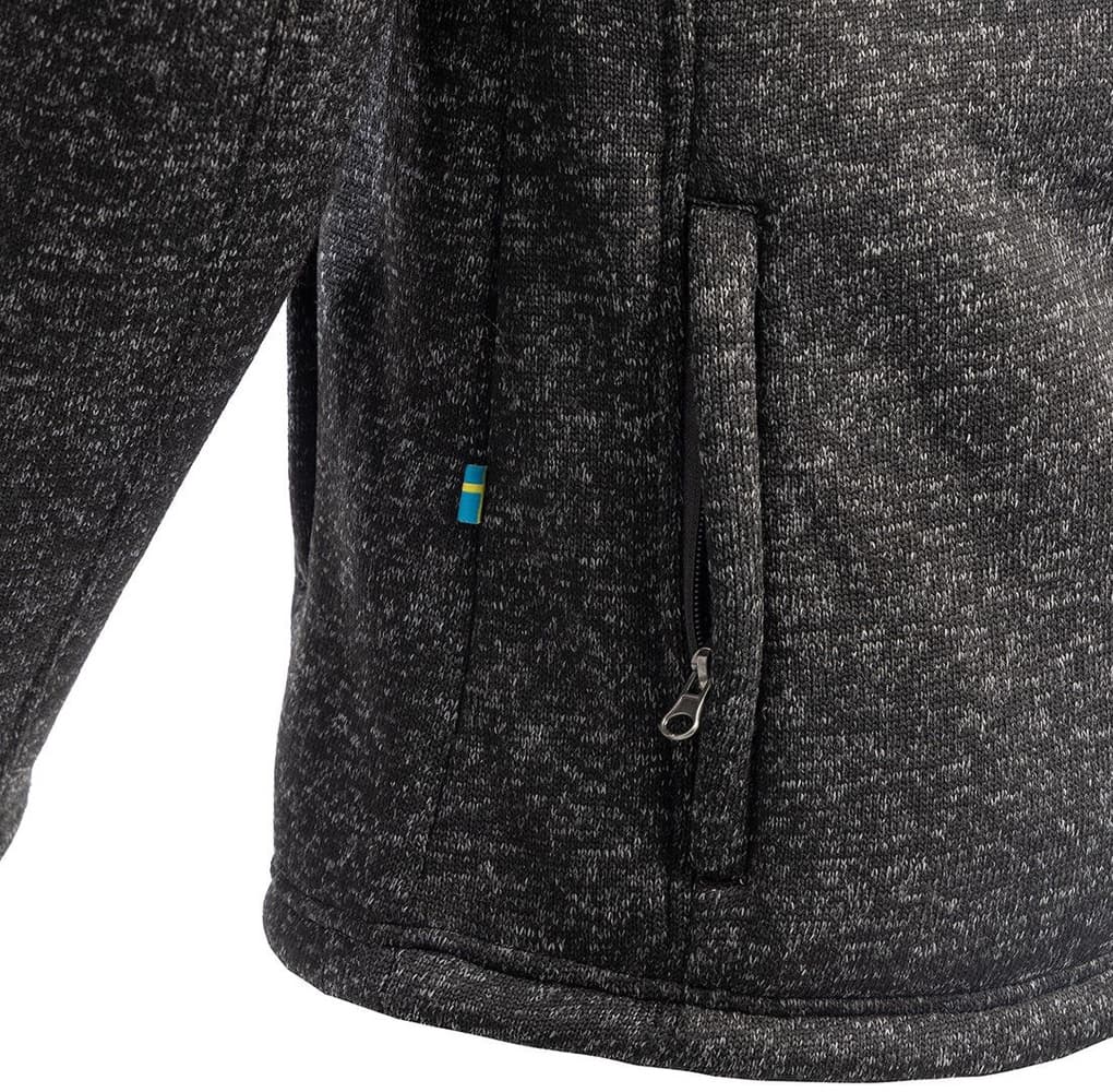 Arrak Pile Hood huppari, Black, view: 5