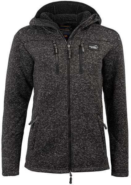 Arrak Pile Hood naisten huppari, Black, view: 0