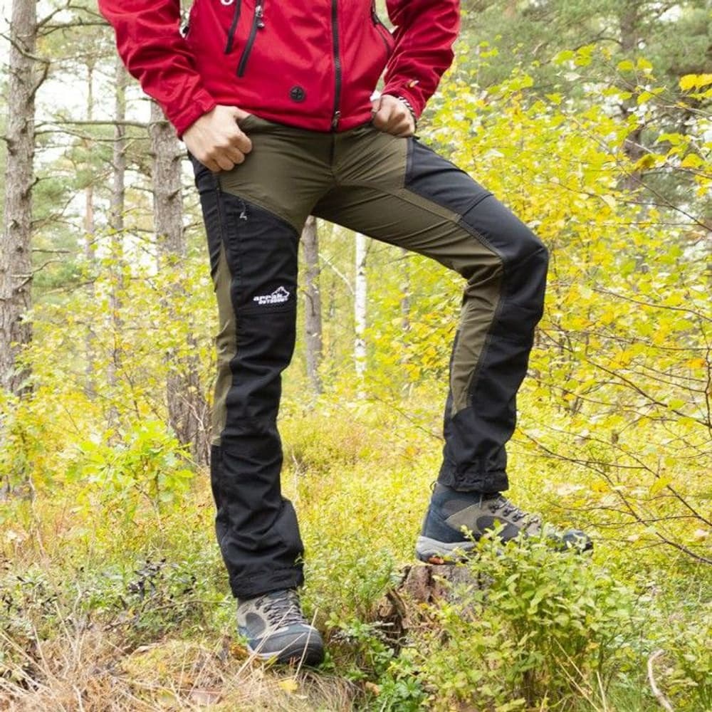 Arrak Rough Pant Miesten Olive, view: 2