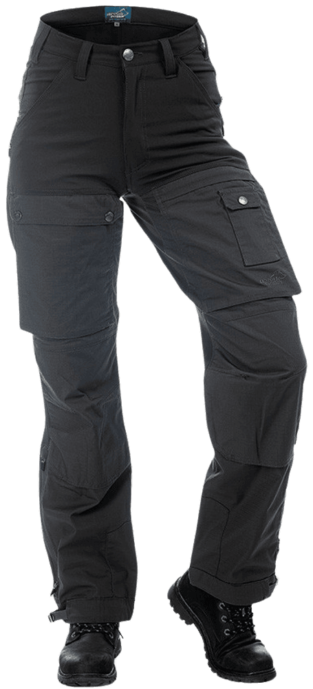 Arrak Outback Pant naisten ulkoiluhousut, mustaharmaa, view: 3
