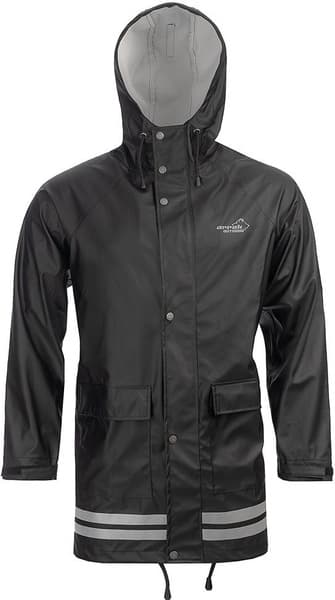 Arrak Unisex Raincoat pitkä sadetakki, musta, view: 1