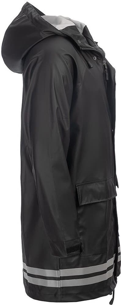 Arrak Unisex Raincoat pitkä sadetakki, musta, view: 2