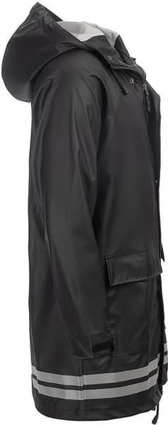 Arrak Unisex Raincoat pitkä sadetakki, musta, view: 2