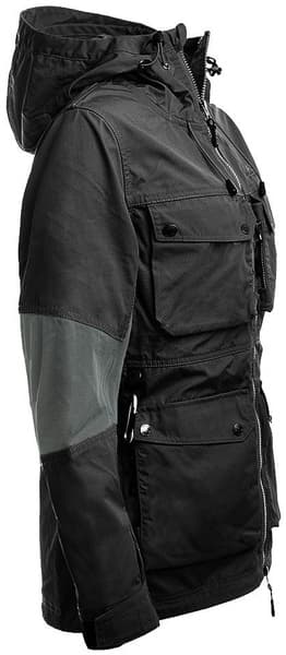 Arrak Hybrid Jacket naisten takki, musta, view: 2