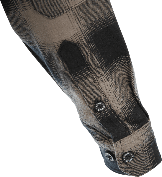 Arrak Flannel Shirt Brown -flanellipaita, ruskea, view: 4