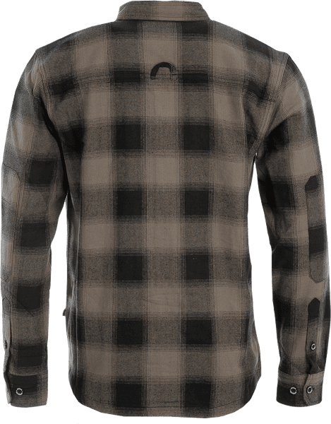 Arrak Flannel Shirt Brown -flanellipaita, ruskea, view: 2