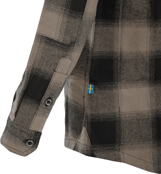 Arrak Flannel Shirt naisten flanellipaita, ruskea, view: 4