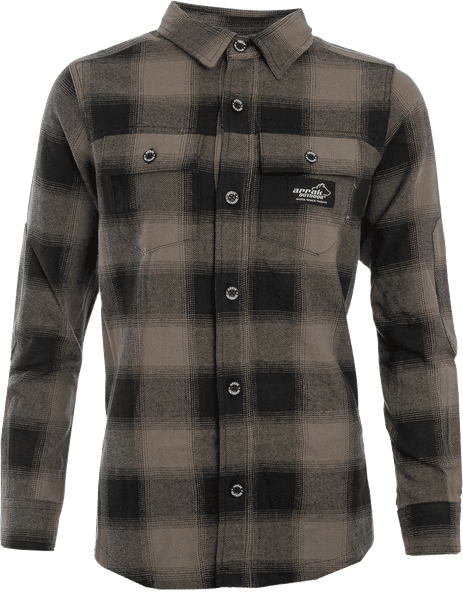 Arrak Flannel Shirt naisten flanellipaita, ruskea, view: 0