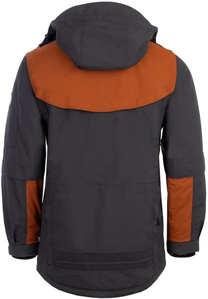 Arrak Original Jacket takki, Anthracite/Orange, view: 2