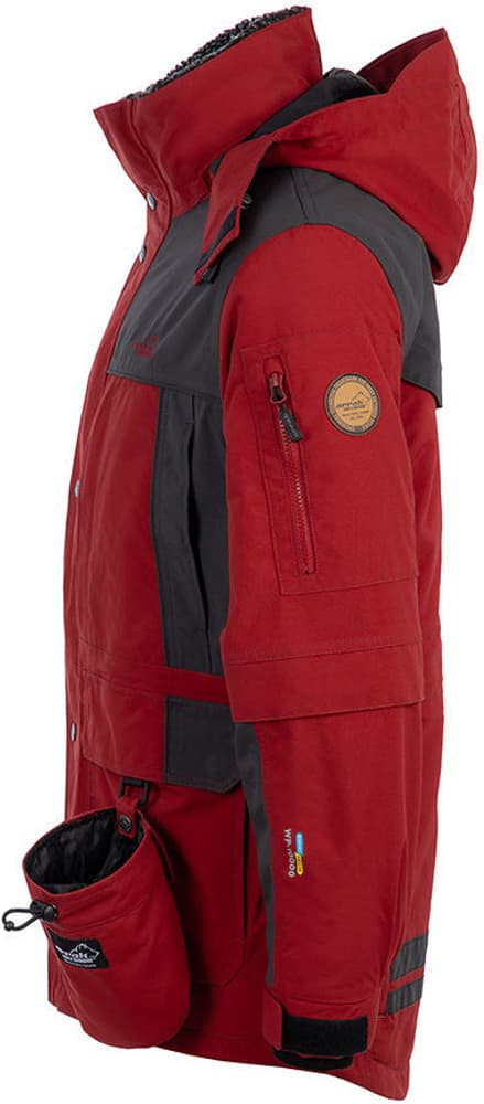 Arrak Original Jacket takki, Red/Anthracite, view: 3