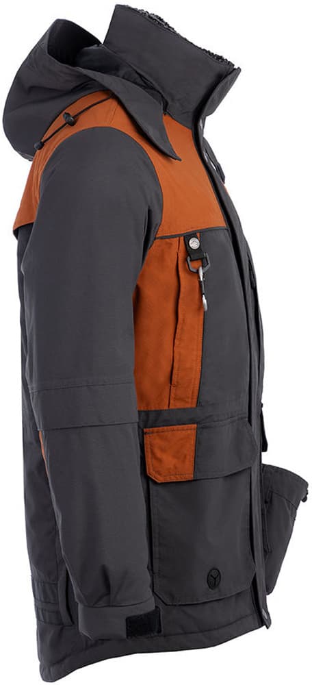 Arrak Original Jacket takki, Anthracite/Orange, view: 1