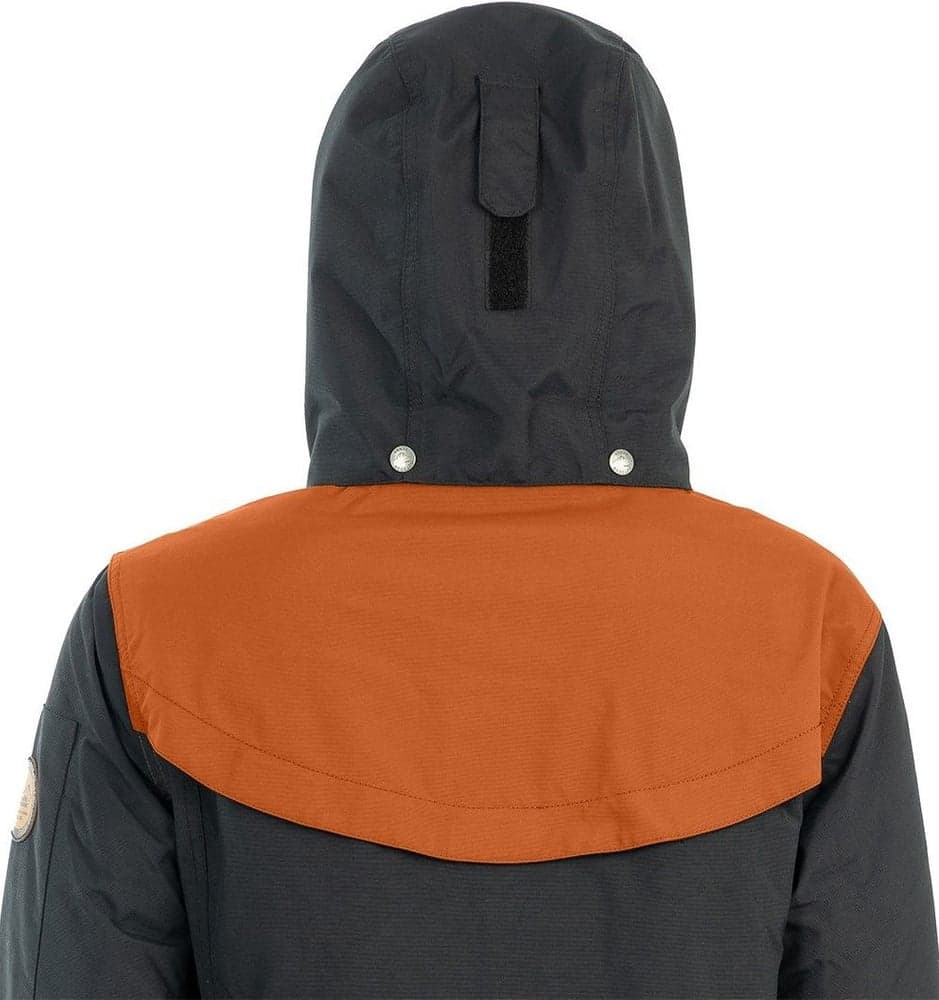 Arrak Original Jacket takki, Anthracite/Orange, view: 5
