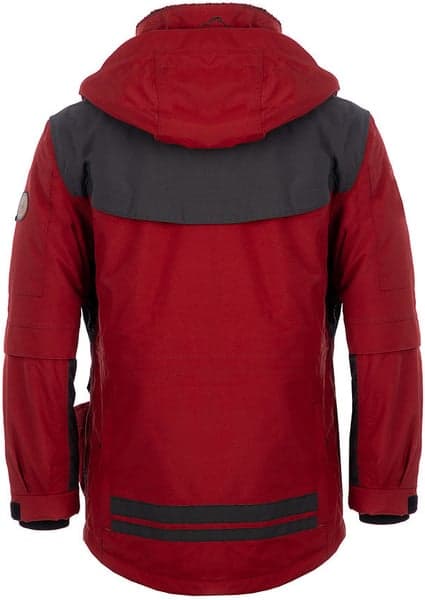 Arrak Original Jacket takki, Red/Anthracite, view: 2