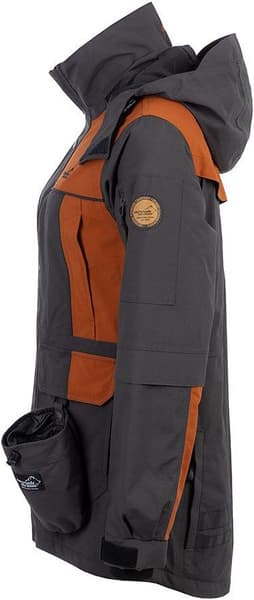 Arrak Original Jacket naisten takki, Anthracite/Orange, view: 3