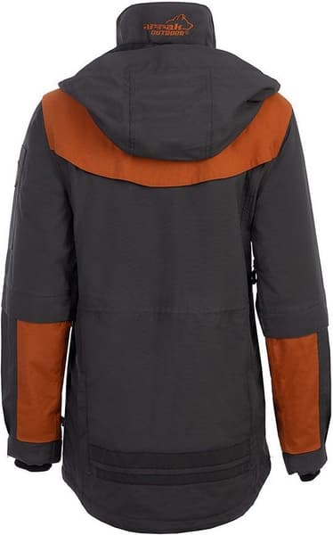 Arrak Original Jacket naisten takki, Anthracite/Orange, view: 2