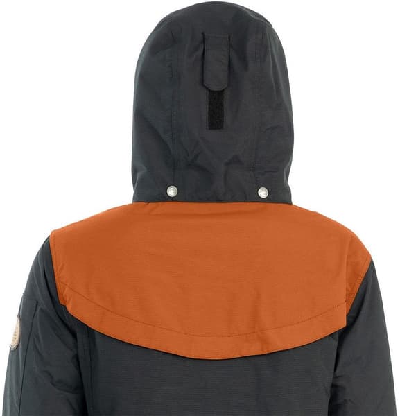 Arrak Original Jacket naisten takki, Anthracite/Orange, view: 5