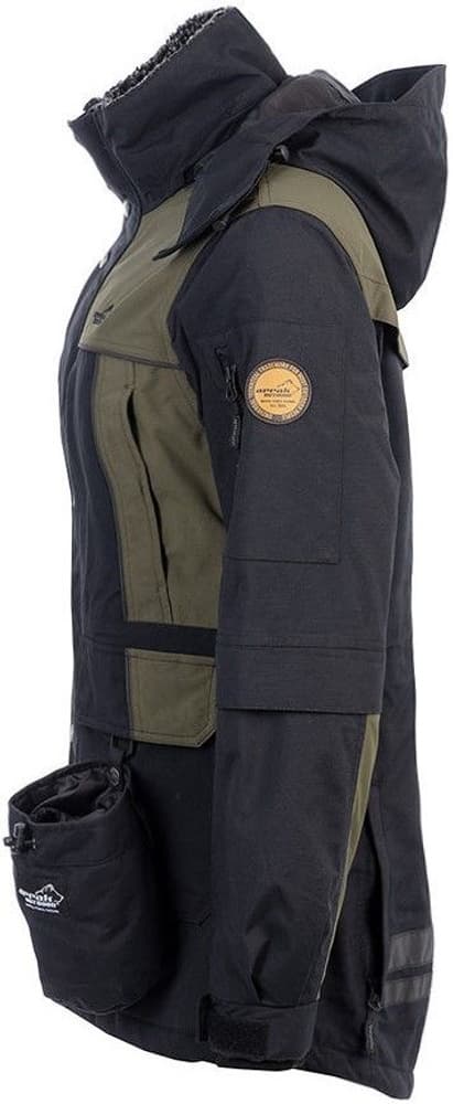 Arrak Original Jacket naisten takki, musta/oliivinvihreä, view: 3