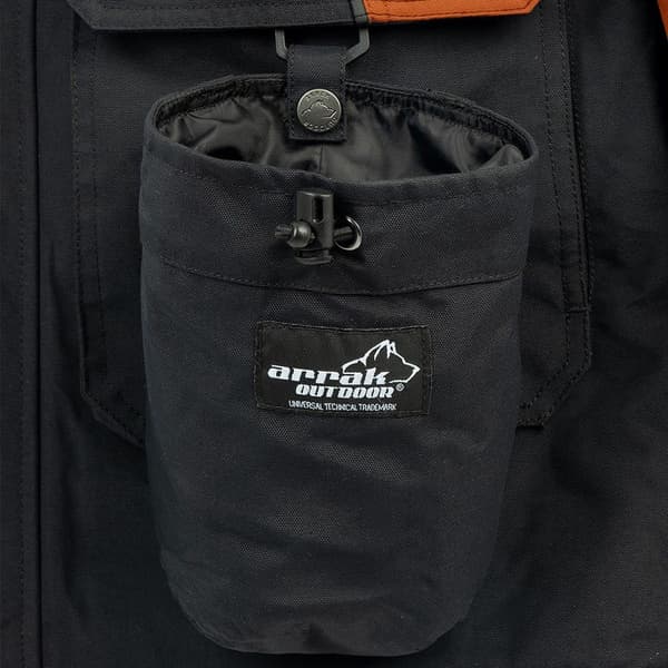 Arrak Original Jacket naisten takki, Anthracite/Orange, view: 7