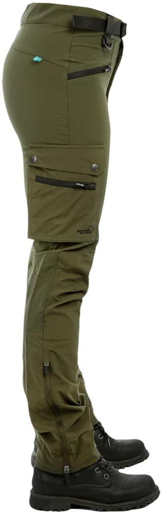 Arrak Motion Flex Pant naisten ulkoiluhousut, oliivinvihreä, view: 2