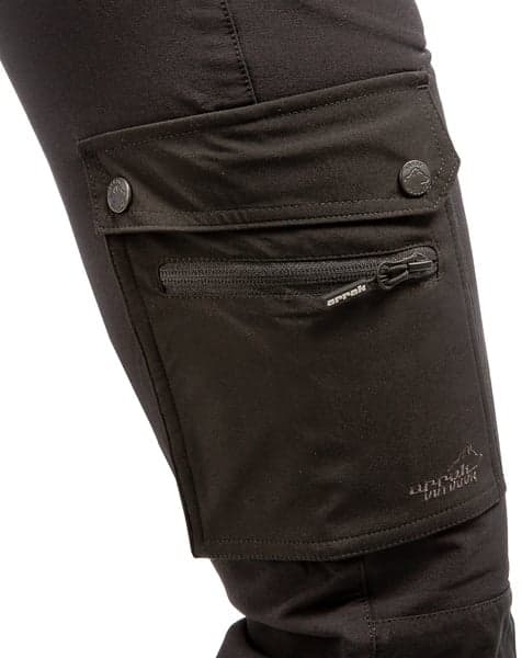 Arrak Motion Flex Pant naisten ulkoiluhousut, musta, view: 3