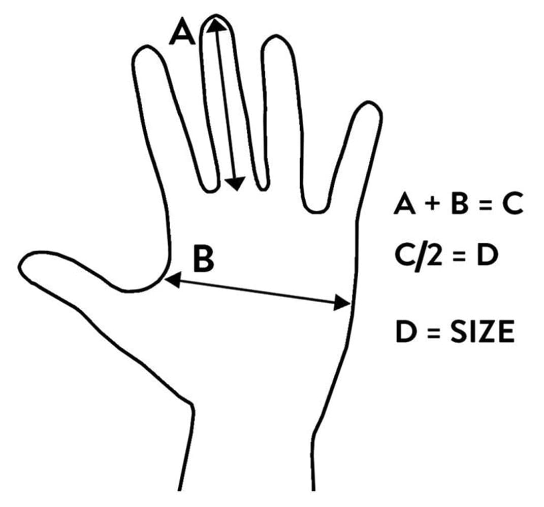 Arrak Powder 5-finger Glove Black, view: 4