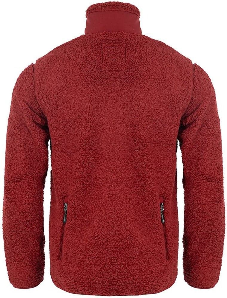 Arrak Sherpa Fleece Jacket fleecetakki, Dark Red, view: 3