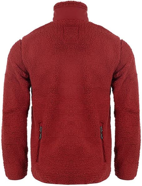 Arrak Sherpa Fleece Jacket fleecetakki, Dark Red, view: 3