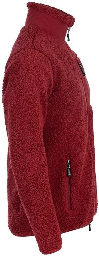 Arrak Sherpa Fleece Jacket fleecetakki, Dark Red, view: 2