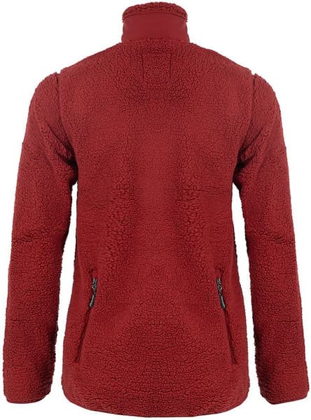 Arrak Sherpa Fleece Jacket naisten fleecetakki, Dark Red, view: 3