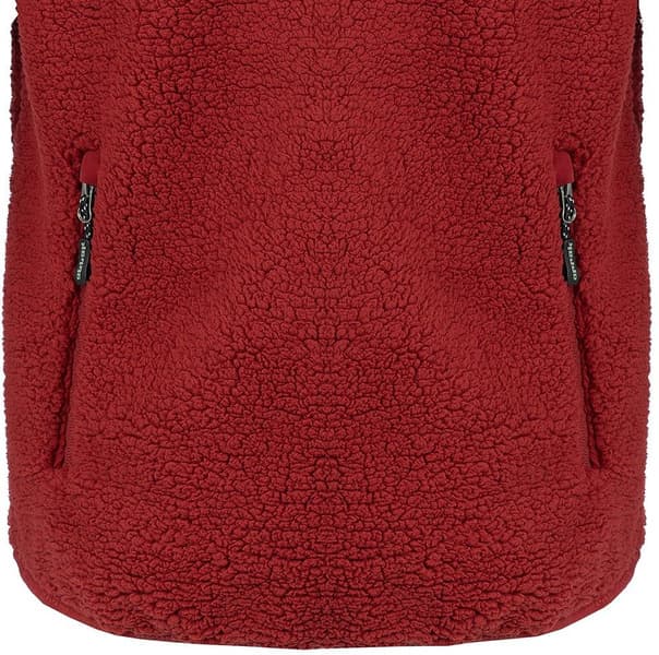 Arrak Sherpa Fleece Jacket naisten fleecetakki, Dark Red, view: 4